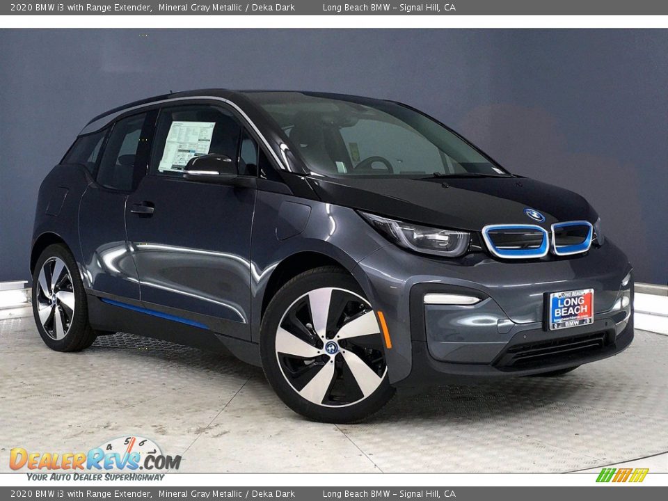 2020 BMW i3 with Range Extender Mineral Gray Metallic / Deka Dark Photo #18