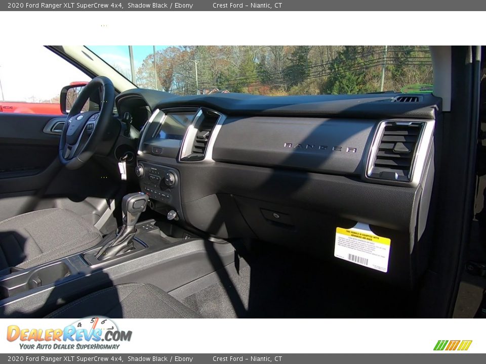 2020 Ford Ranger XLT SuperCrew 4x4 Shadow Black / Ebony Photo #24
