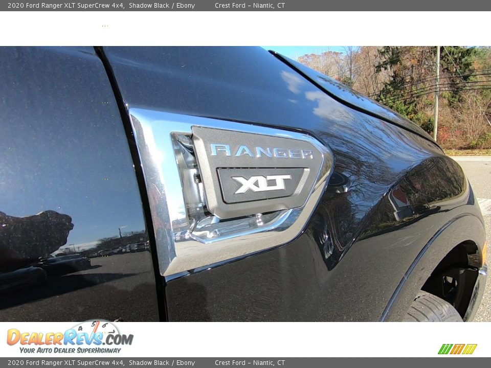 2020 Ford Ranger XLT SuperCrew 4x4 Shadow Black / Ebony Photo #25