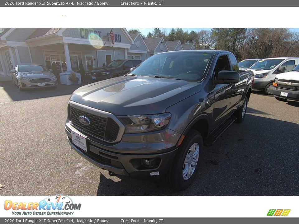 2020 Ford Ranger XLT SuperCab 4x4 Magnetic / Ebony Photo #3