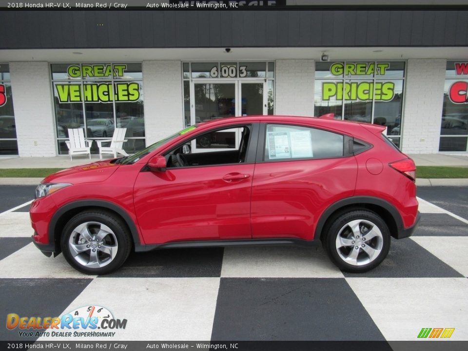 2018 Honda HR-V LX Milano Red / Gray Photo #1