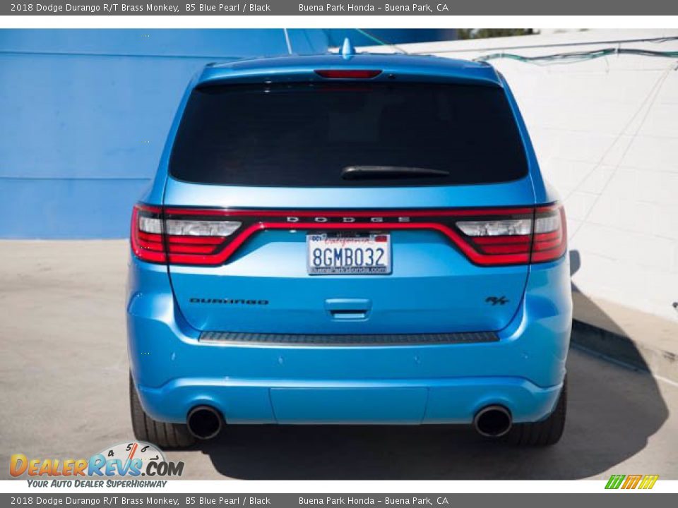 2018 Dodge Durango R/T Brass Monkey B5 Blue Pearl / Black Photo #9