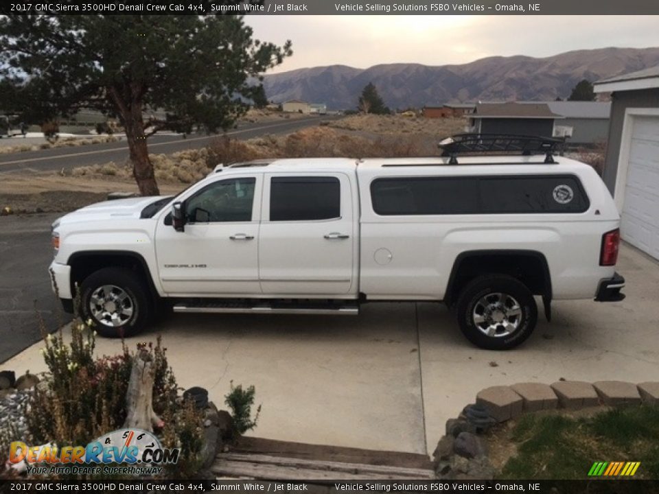 2017 GMC Sierra 3500HD Denali Crew Cab 4x4 Summit White / Jet Black Photo #10