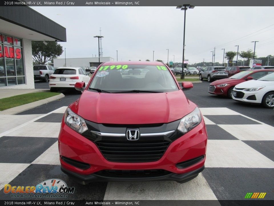 2018 Honda HR-V LX Milano Red / Gray Photo #2