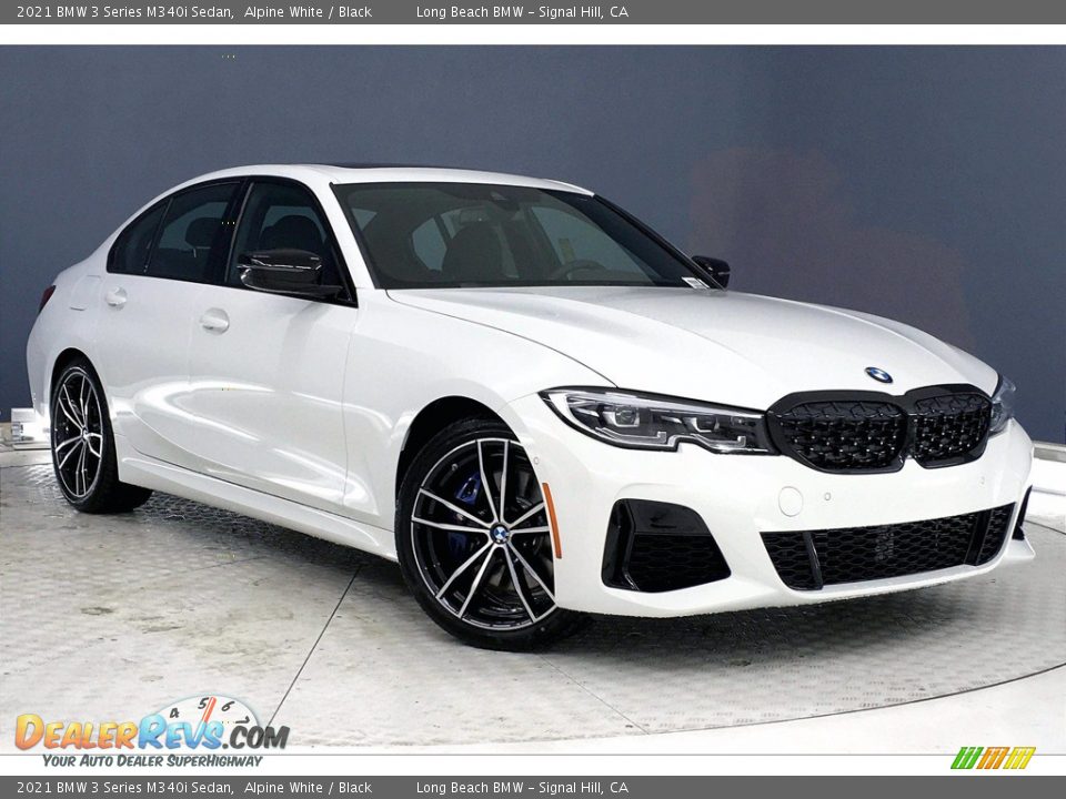 2021 BMW 3 Series M340i Sedan Alpine White / Black Photo #19