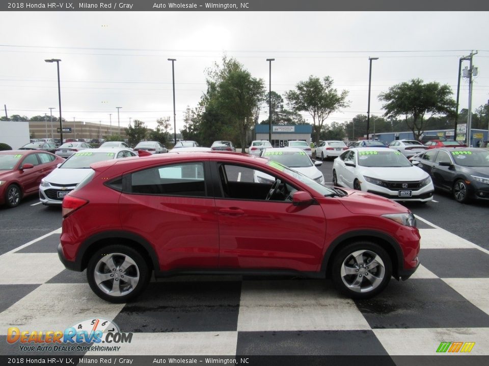 2018 Honda HR-V LX Milano Red / Gray Photo #3