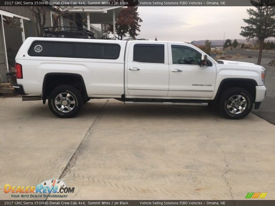 2017 GMC Sierra 3500HD Denali Crew Cab 4x4 Summit White / Jet Black Photo #13