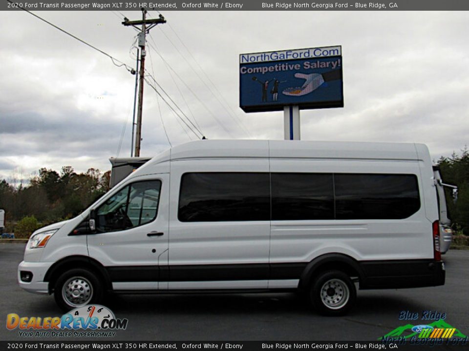 2020 Ford Transit Passenger Wagon XLT 350 HR Extended Oxford White / Ebony Photo #2