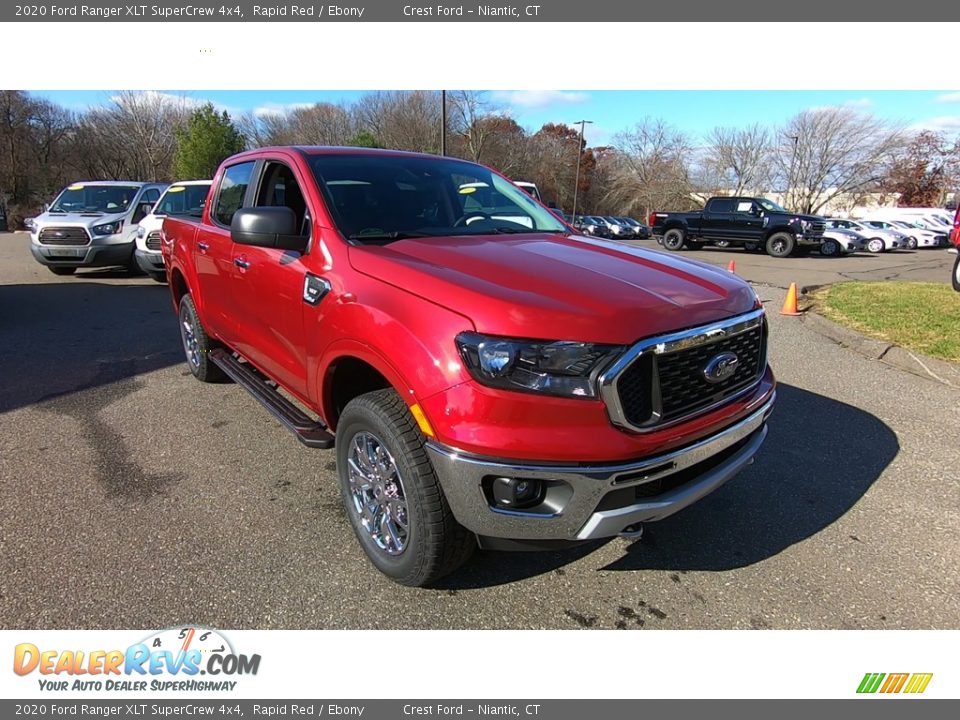 2020 Ford Ranger XLT SuperCrew 4x4 Rapid Red / Ebony Photo #1