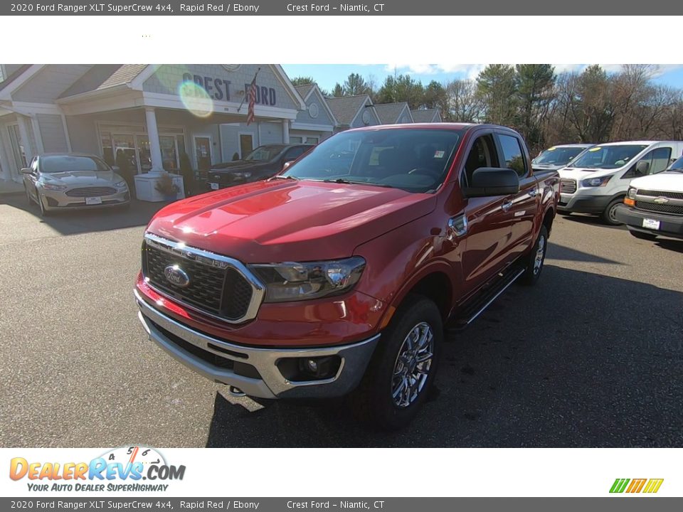 2020 Ford Ranger XLT SuperCrew 4x4 Rapid Red / Ebony Photo #3