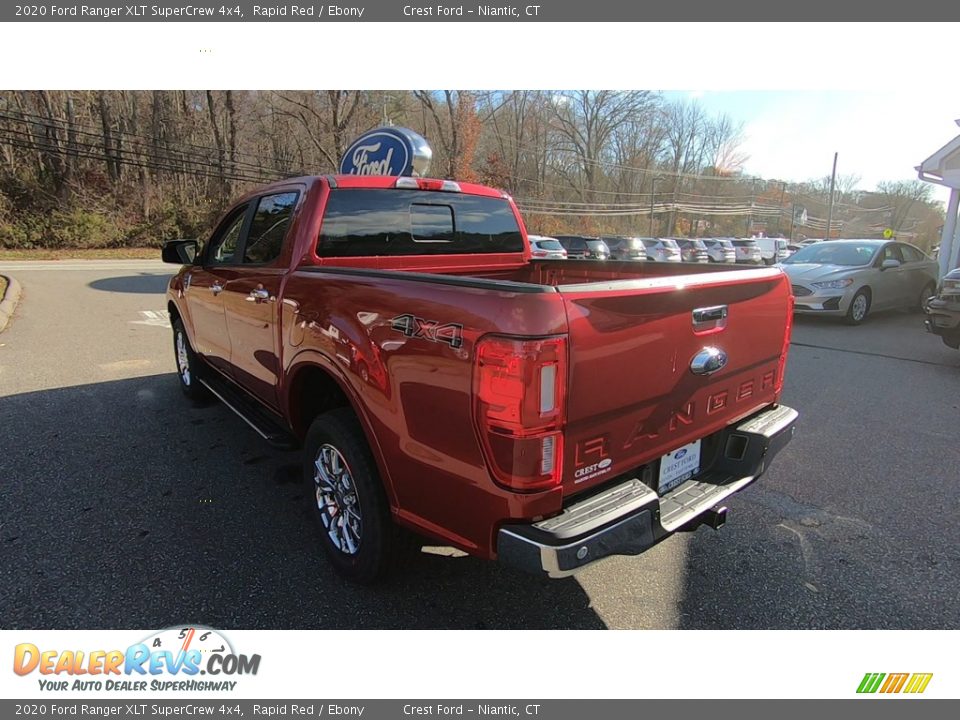2020 Ford Ranger XLT SuperCrew 4x4 Rapid Red / Ebony Photo #5