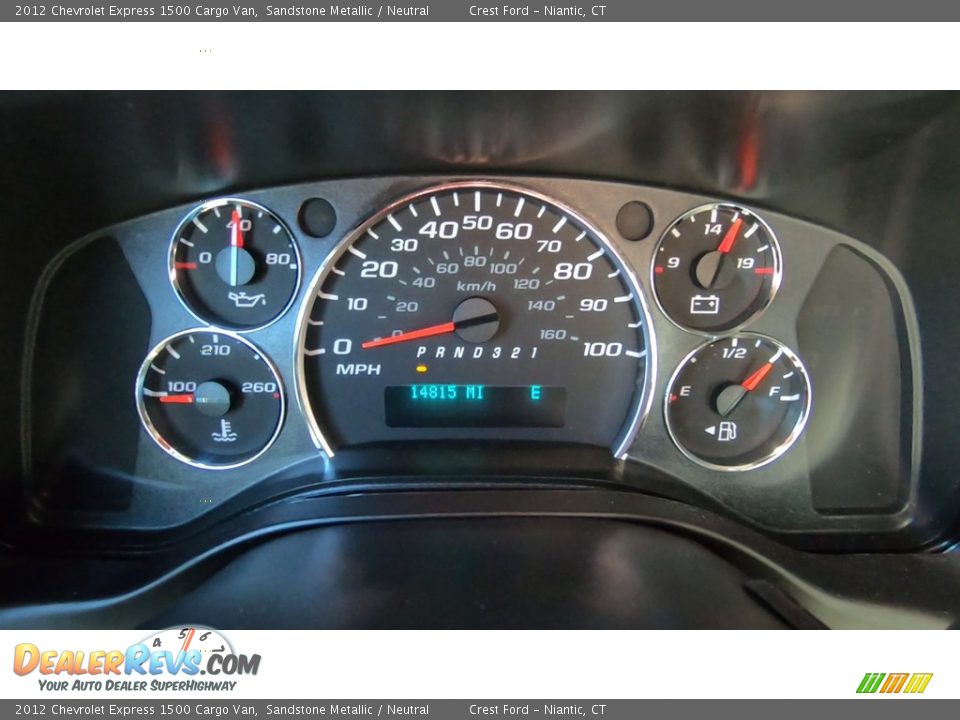 2012 Chevrolet Express 1500 Cargo Van Gauges Photo #13