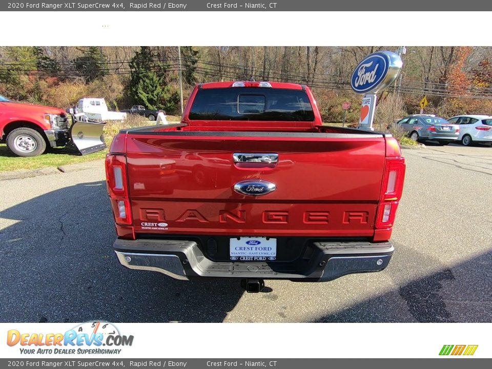 2020 Ford Ranger XLT SuperCrew 4x4 Rapid Red / Ebony Photo #6