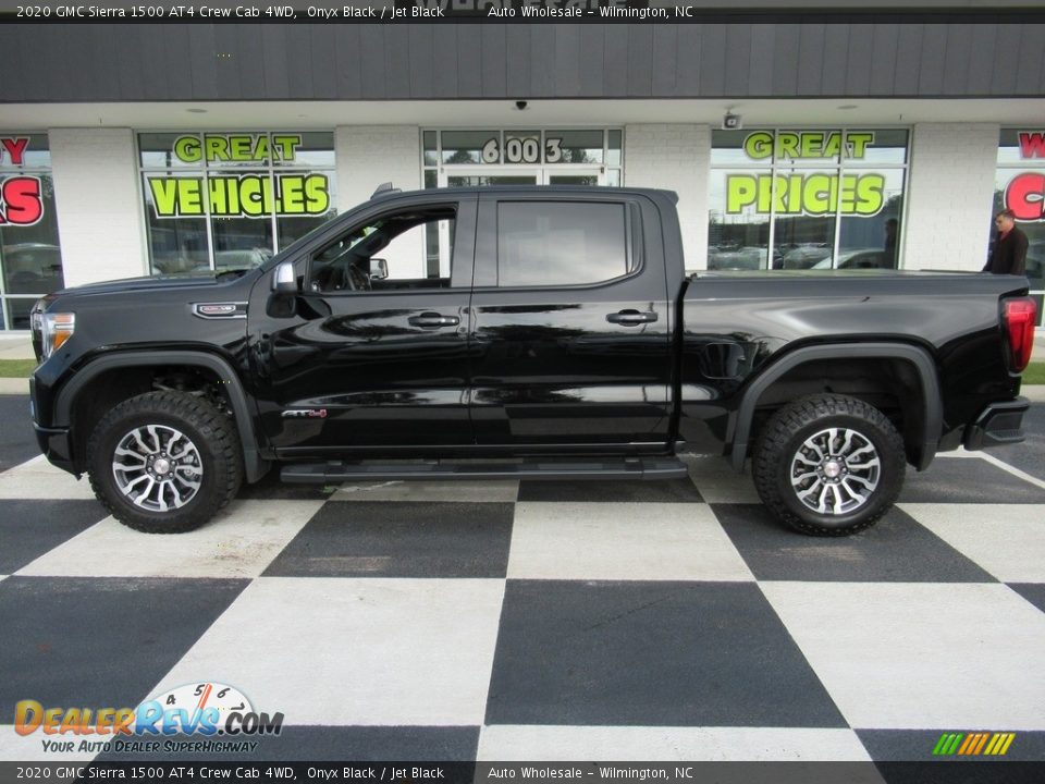 2020 GMC Sierra 1500 AT4 Crew Cab 4WD Onyx Black / Jet Black Photo #1