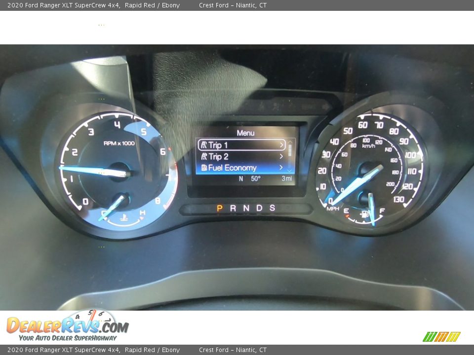 2020 Ford Ranger XLT SuperCrew 4x4 Gauges Photo #13