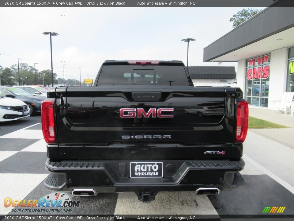 2020 GMC Sierra 1500 AT4 Crew Cab 4WD Onyx Black / Jet Black Photo #4