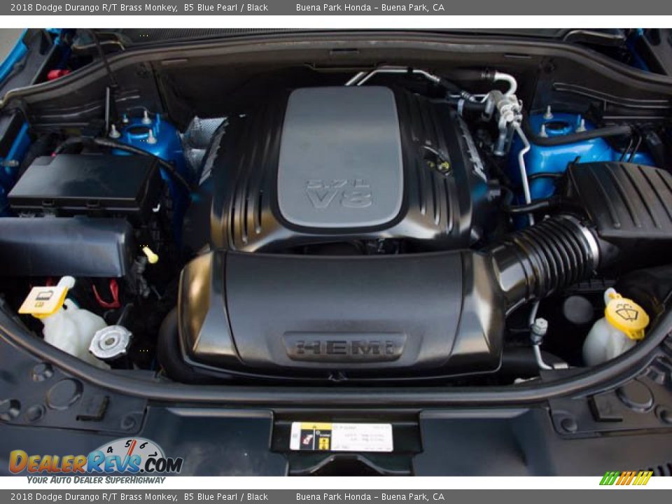2018 Dodge Durango R/T Brass Monkey 3.6 Liter DOHC 24-Valve VVT Pentastar V6 Engine Photo #35