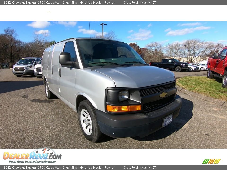 2012 Chevrolet Express 1500 Cargo Van Sheer Silver Metallic / Medium Pewter Photo #1