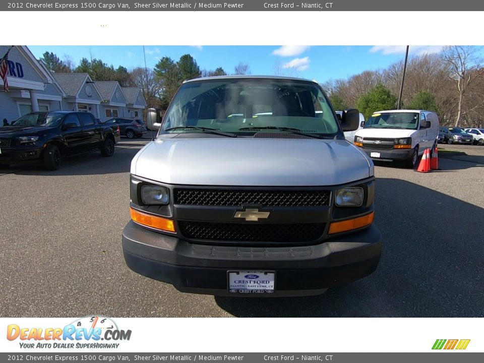 2012 Chevrolet Express 1500 Cargo Van Sheer Silver Metallic / Medium Pewter Photo #2