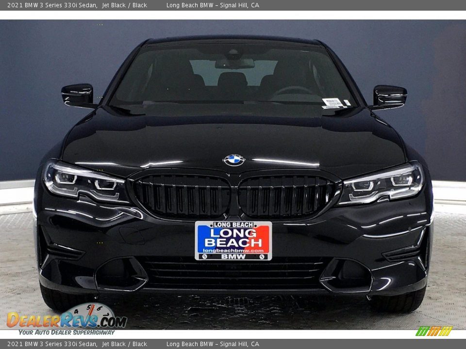 2021 BMW 3 Series 330i Sedan Jet Black / Black Photo #2