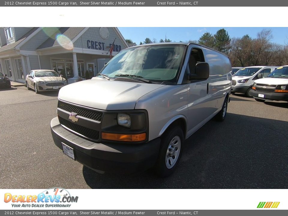 2012 Chevrolet Express 1500 Cargo Van Sheer Silver Metallic / Medium Pewter Photo #3