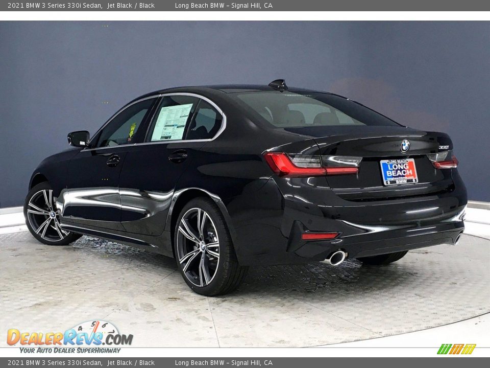 2021 BMW 3 Series 330i Sedan Jet Black / Black Photo #3
