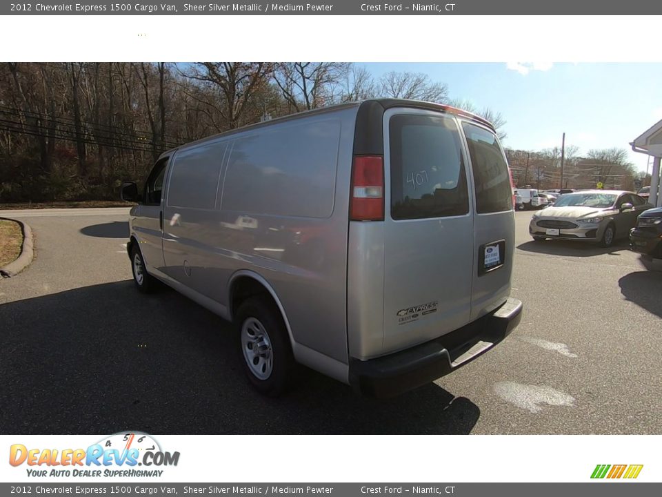 2012 Chevrolet Express 1500 Cargo Van Sheer Silver Metallic / Medium Pewter Photo #5