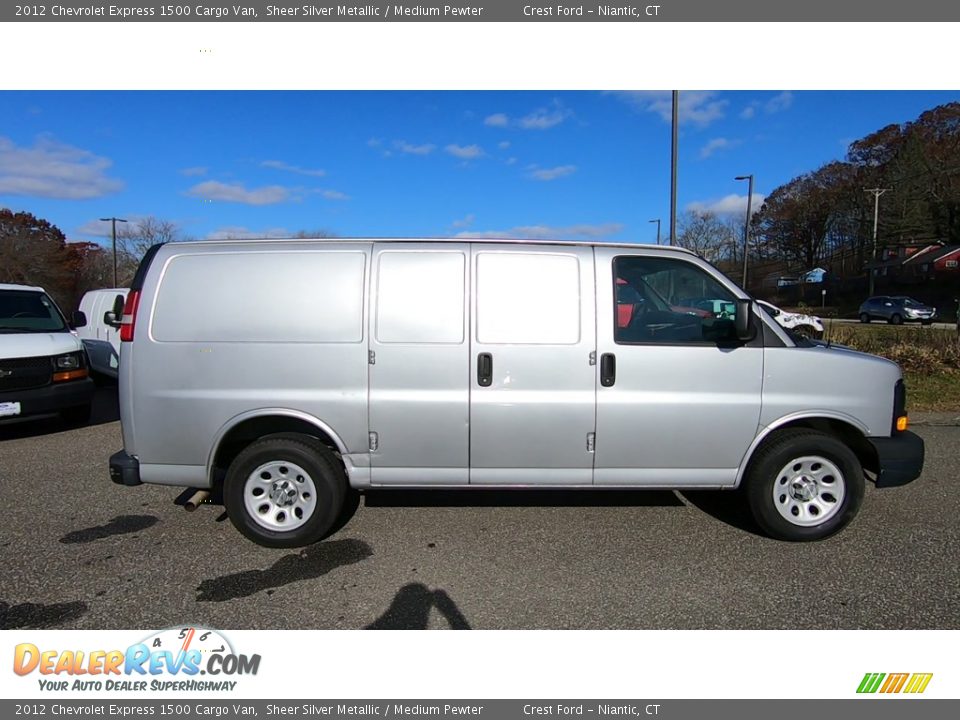 Sheer Silver Metallic 2012 Chevrolet Express 1500 Cargo Van Photo #8