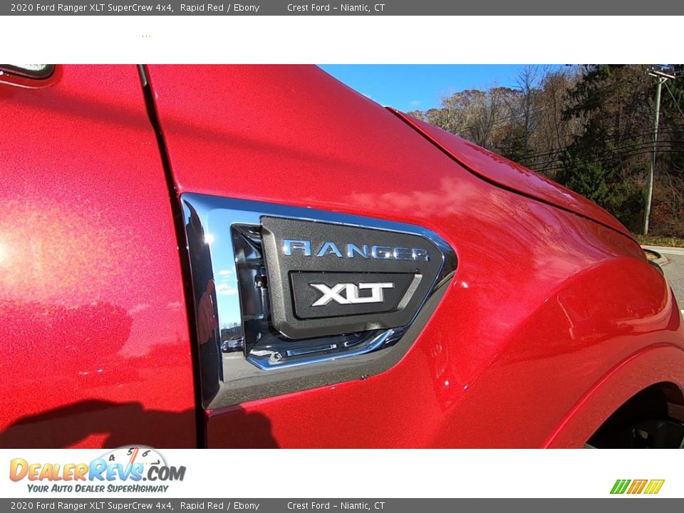 2020 Ford Ranger XLT SuperCrew 4x4 Rapid Red / Ebony Photo #25