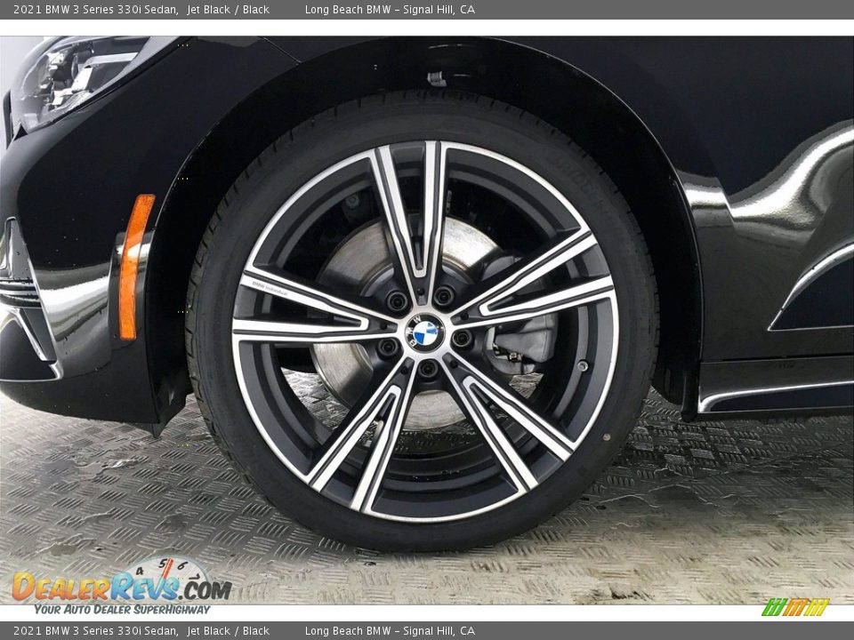 2021 BMW 3 Series 330i Sedan Jet Black / Black Photo #12