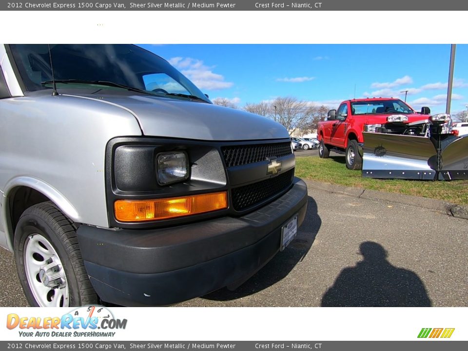 2012 Chevrolet Express 1500 Cargo Van Sheer Silver Metallic / Medium Pewter Photo #23