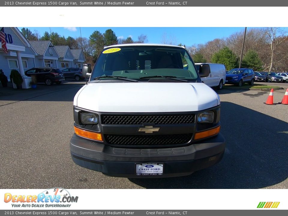 2013 Chevrolet Express 1500 Cargo Van Summit White / Medium Pewter Photo #2