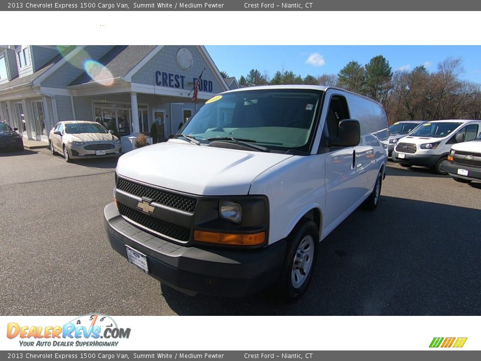 2013 Chevrolet Express 1500 Cargo Van Summit White / Medium Pewter Photo #3