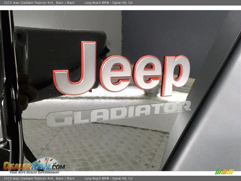 2020 Jeep Gladiator Rubicon 4x4 Black / Black Photo #7