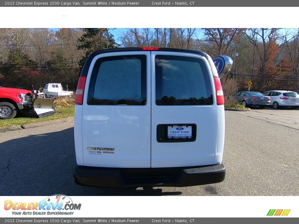 2013 Chevrolet Express 1500 Cargo Van Summit White / Medium Pewter Photo #6
