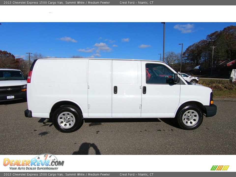 2013 Chevrolet Express 1500 Cargo Van Summit White / Medium Pewter Photo #8