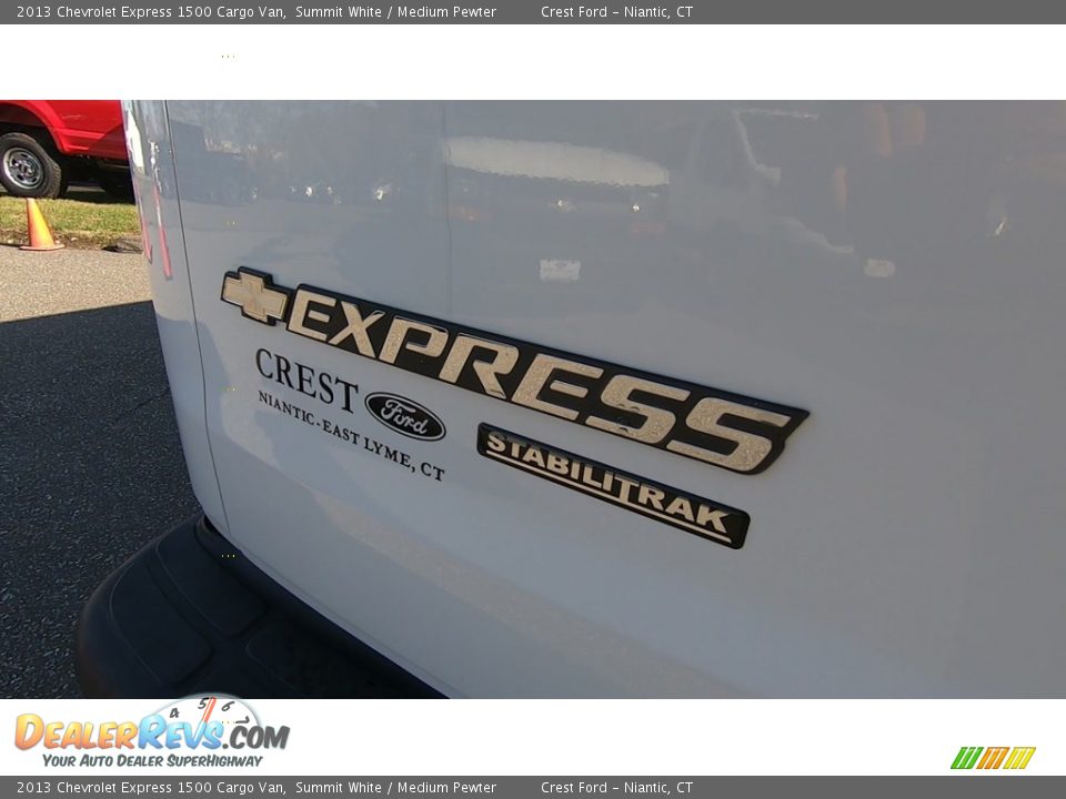 2013 Chevrolet Express 1500 Cargo Van Summit White / Medium Pewter Photo #9