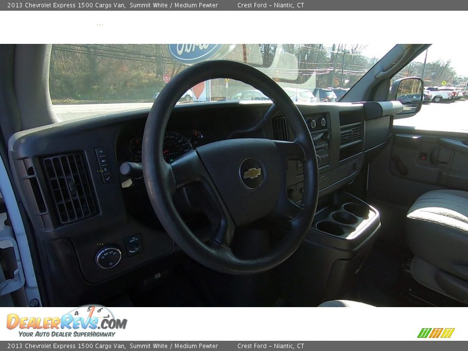 2013 Chevrolet Express 1500 Cargo Van Summit White / Medium Pewter Photo #10