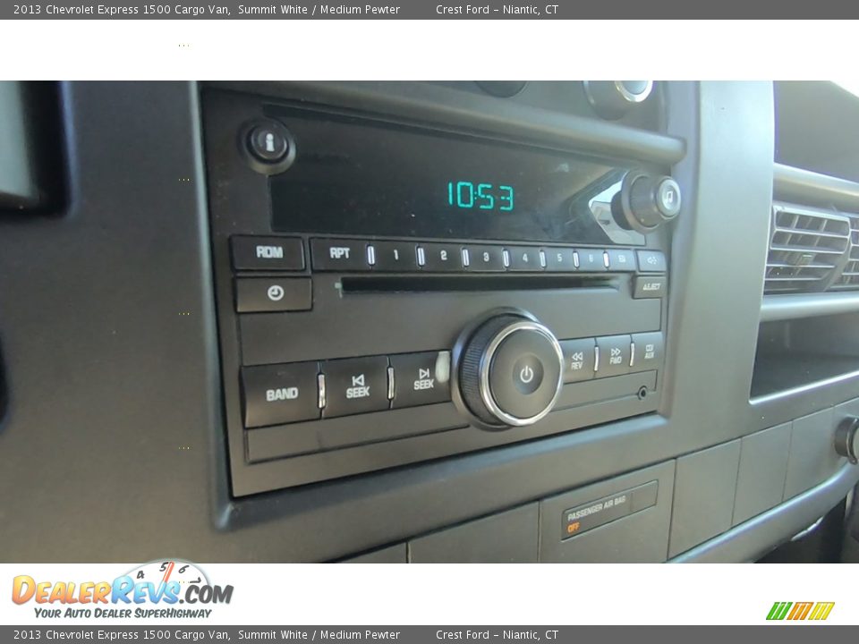 2013 Chevrolet Express 1500 Cargo Van Summit White / Medium Pewter Photo #15