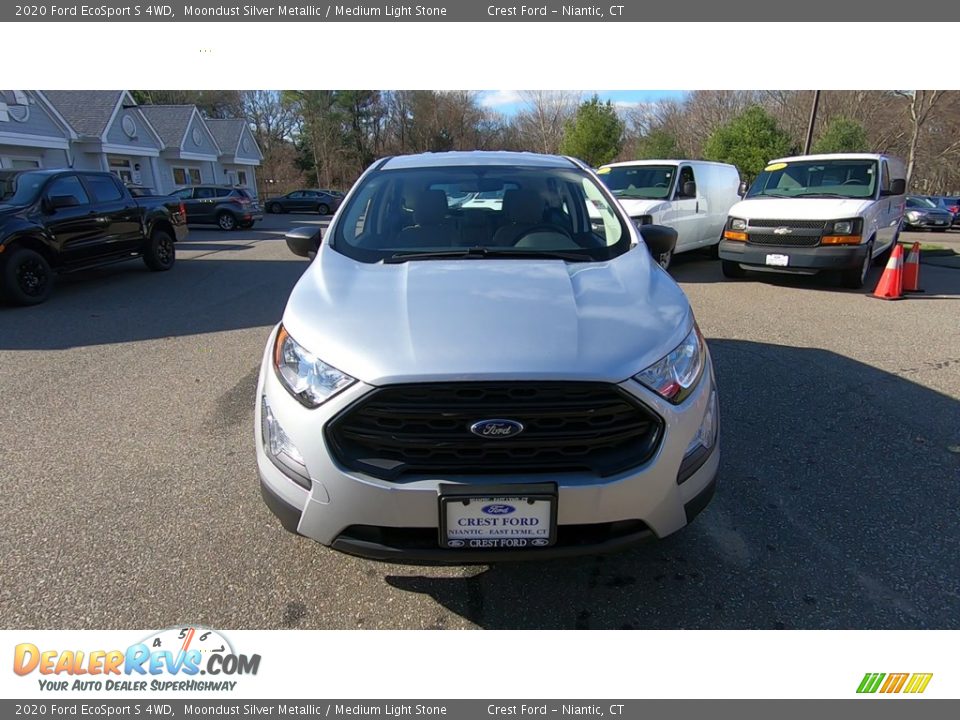 2020 Ford EcoSport S 4WD Moondust Silver Metallic / Medium Light Stone Photo #2