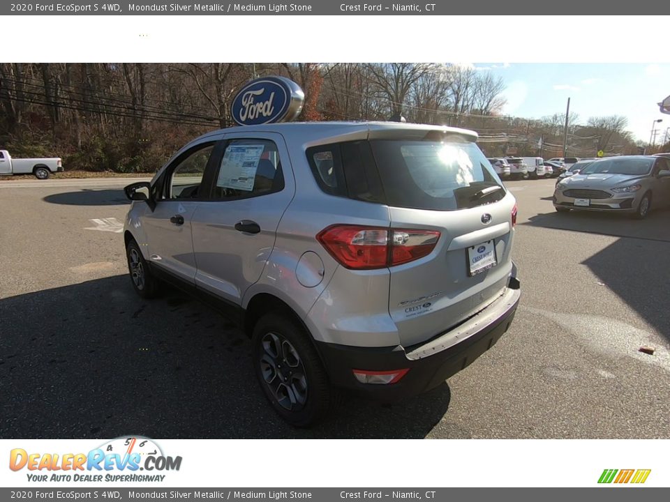 2020 Ford EcoSport S 4WD Moondust Silver Metallic / Medium Light Stone Photo #5