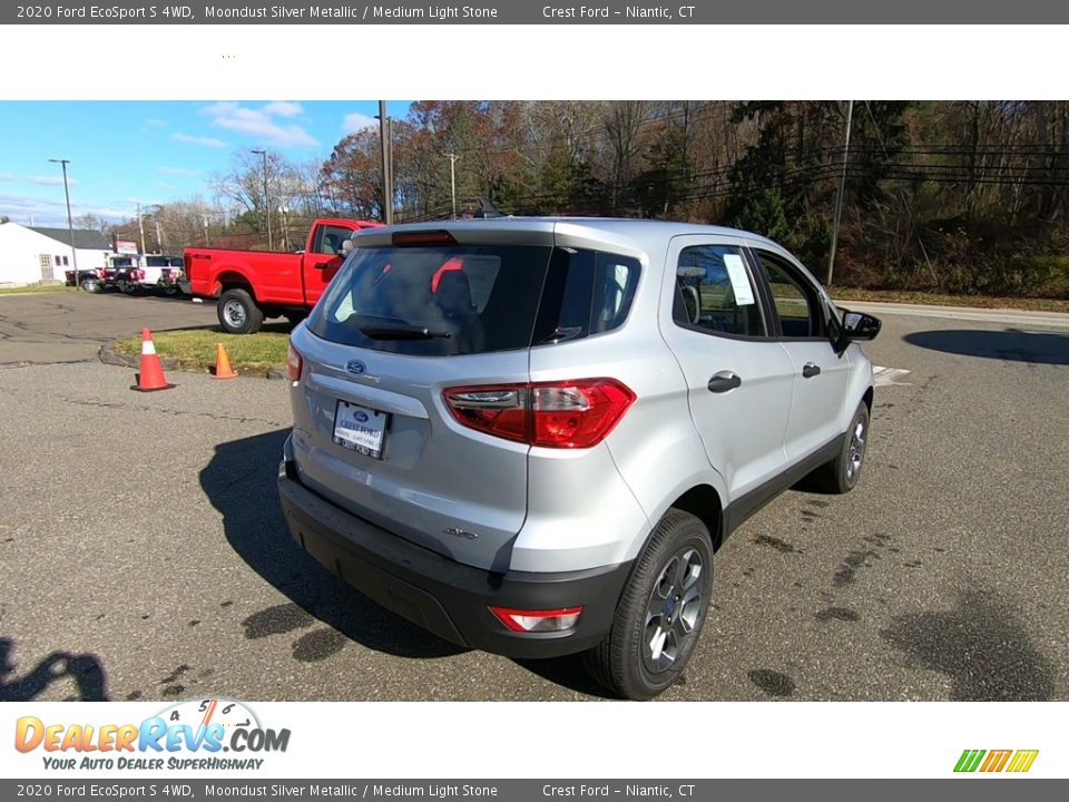 2020 Ford EcoSport S 4WD Moondust Silver Metallic / Medium Light Stone Photo #7