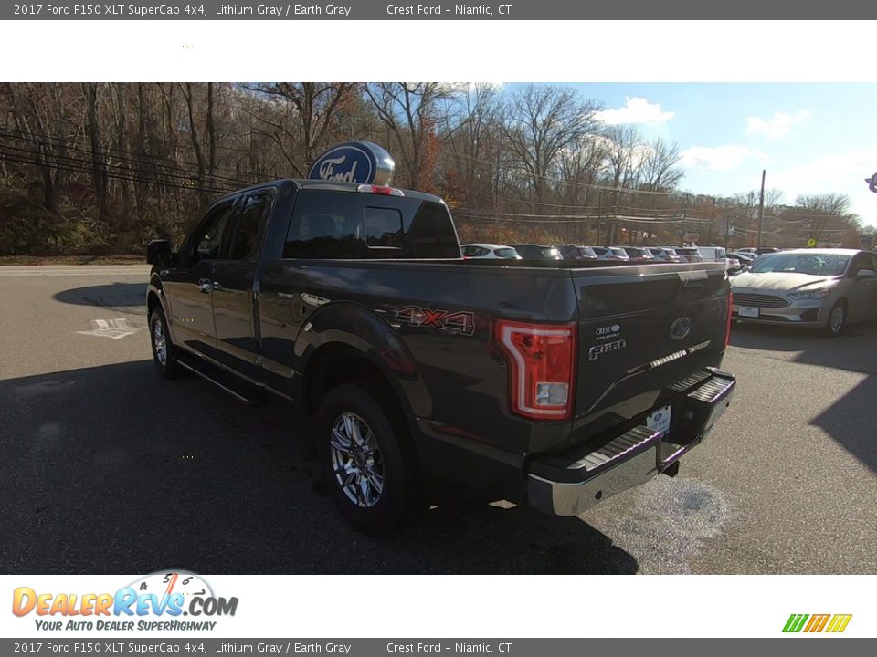 2017 Ford F150 XLT SuperCab 4x4 Lithium Gray / Earth Gray Photo #5