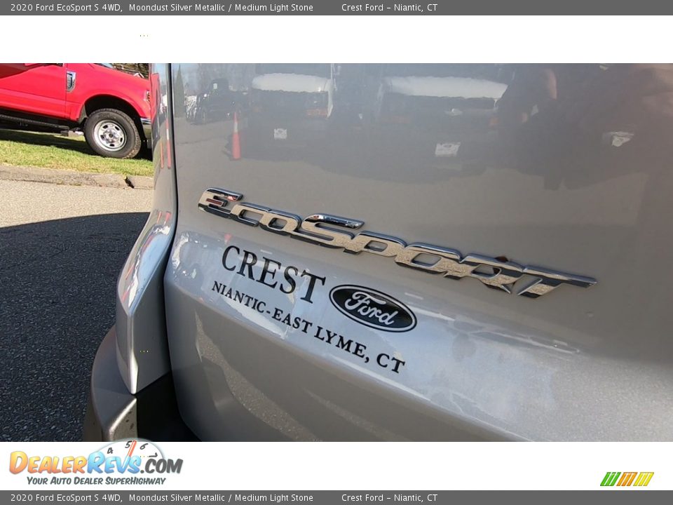 2020 Ford EcoSport S 4WD Moondust Silver Metallic / Medium Light Stone Photo #10