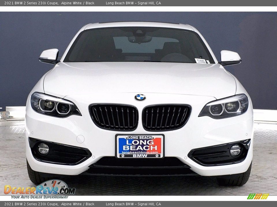 2021 BMW 2 Series 230i Coupe Alpine White / Black Photo #2