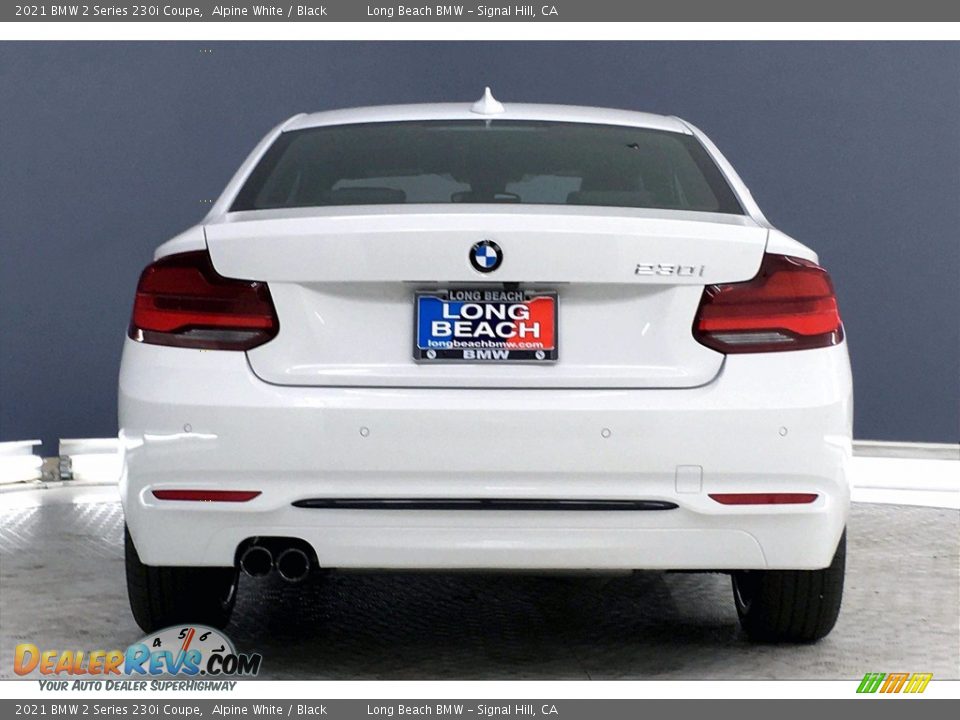 2021 BMW 2 Series 230i Coupe Alpine White / Black Photo #4