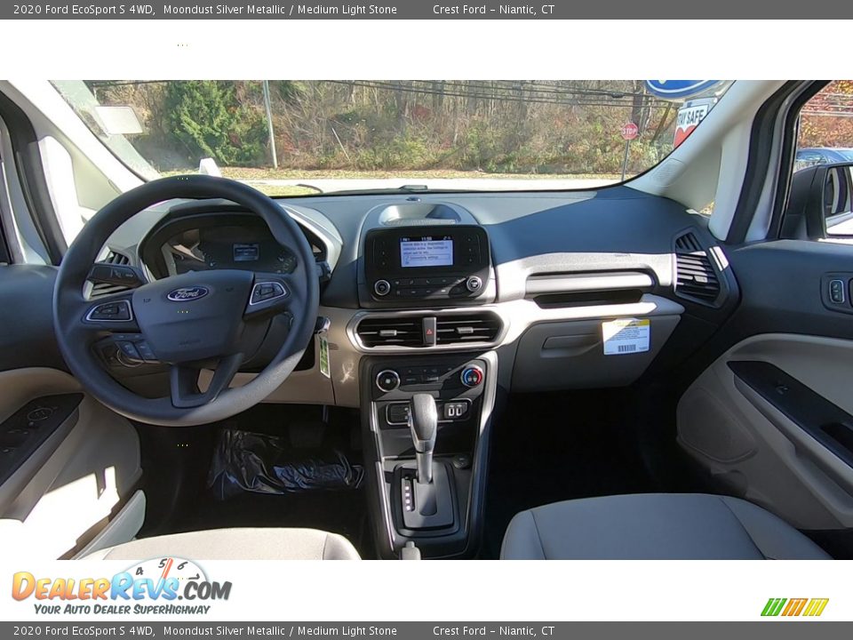 2020 Ford EcoSport S 4WD Moondust Silver Metallic / Medium Light Stone Photo #19