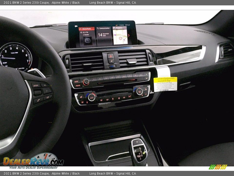 2021 BMW 2 Series 230i Coupe Alpine White / Black Photo #6