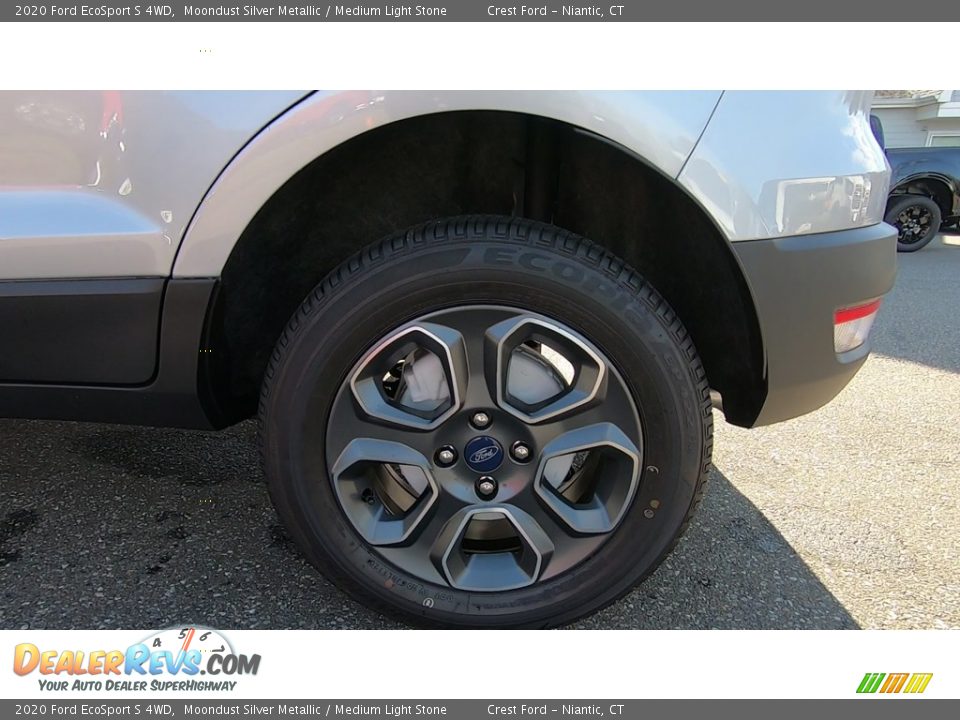 2020 Ford EcoSport S 4WD Moondust Silver Metallic / Medium Light Stone Photo #20