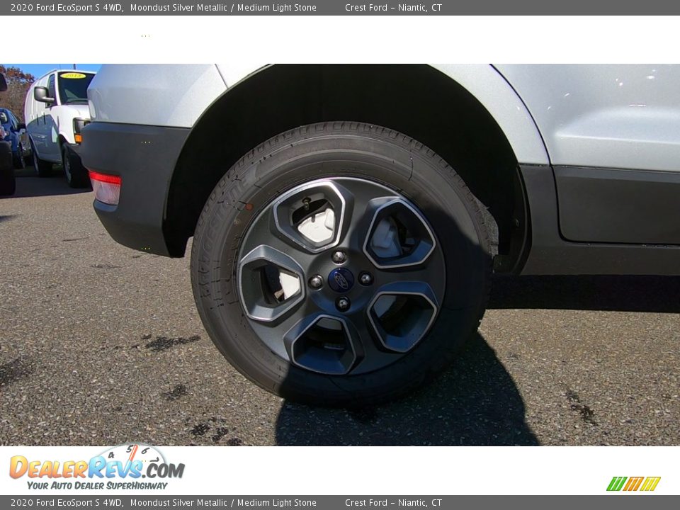 2020 Ford EcoSport S 4WD Moondust Silver Metallic / Medium Light Stone Photo #22